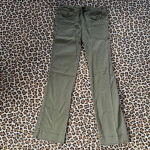 H&M Olive Boot Cut Pants
